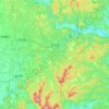 Motegi topographic map, elevation, terrain