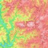 Remscheid topographic map, elevation, terrain