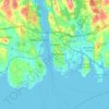 Groton topographic map, elevation, terrain