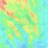 Napa County topographic map, elevation, terrain