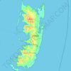 Pemba topographic map, elevation, terrain