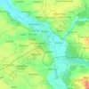 Kalisz topographic map, elevation, terrain