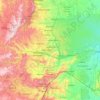 Crocodile River topographic map, elevation, terrain