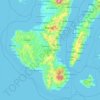 Negros Oriental topographic map, elevation, terrain