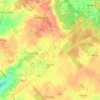 Jeziorko topographic map, elevation, terrain