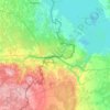 Setomaa vald topographic map, elevation, terrain