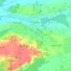 Lubsko topographic map, elevation, terrain
