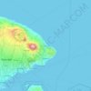 Karangasem topographic map, elevation, terrain
