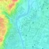 Malanday topographic map, elevation, terrain
