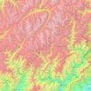 Nuristan Province topographic map, elevation, terrain