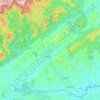 Caldwell County topographic map, elevation, terrain