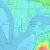 Buzzard Point topographic map, elevation, terrain