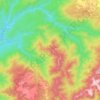 Heaphy River topographic map, elevation, terrain