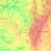 Bachkortostan topographic map, elevation, terrain