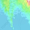 Morong topographic map, elevation, terrain
