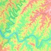 Itapiranga topographic map, elevation, terrain
