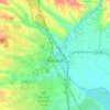 Red Bluff topographic map, elevation, terrain