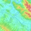 Sanok topographic map, elevation, terrain