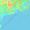 Yangjiang City topographic map, elevation, terrain