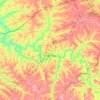 Hickman County topographic map, elevation, terrain