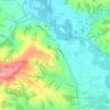 Radocza topographic map, elevation, terrain