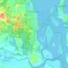 Redland Bay topographic map, elevation, terrain