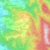 Monteflavio topographic map, elevation, terrain