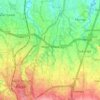 Bogor Utara topographic map, elevation, terrain
