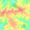 Poturzyn topographic map, elevation, terrain