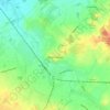 Dzierżoniów topographic map, elevation, terrain