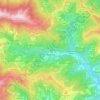 Borgomaro topographic map, elevation, terrain