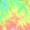 Mia Mia topographic map, elevation, terrain