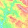 Ervedosa topographic map, elevation, terrain