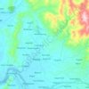 Piddig topographic map, elevation, terrain
