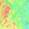 Town of Johnsburg topographic map, elevation, terrain