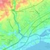 Ridley Township topographic map, elevation, terrain