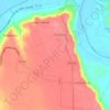 Arenal topographic map, elevation, terrain