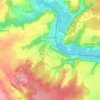 Cires-lès-Mello topographic map, elevation, terrain