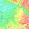 Saint-Juéry topographic map, elevation, terrain