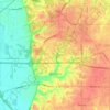 Glen Carbon topographic map, elevation, terrain