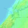 Caseville topographic map, elevation, terrain