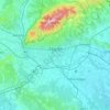 City of Zagreb topographic map, elevation, terrain