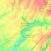 Saint-Romans-lès-Melle topographic map, elevation, terrain