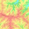 Lake Lotawana topographic map, elevation, terrain