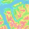 Sykkylven topographic map, elevation, terrain