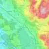 Pfäffikon topographic map, elevation, terrain