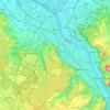 Bonn topographic map, elevation, terrain