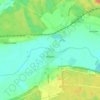Wieleń topographic map, elevation, terrain