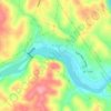 Fries topographic map, elevation, terrain