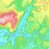 Bort-les-Orgues topographic map, elevation, terrain